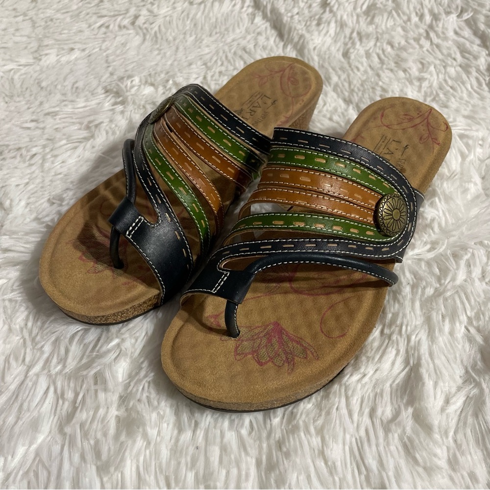 41 L'Artiste Claudia Wedge Sandal